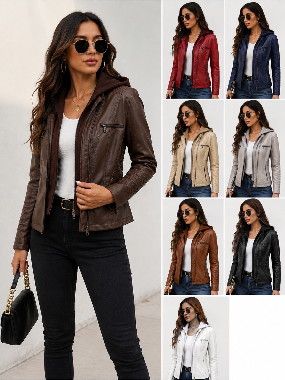 Hooded Moto Jacket